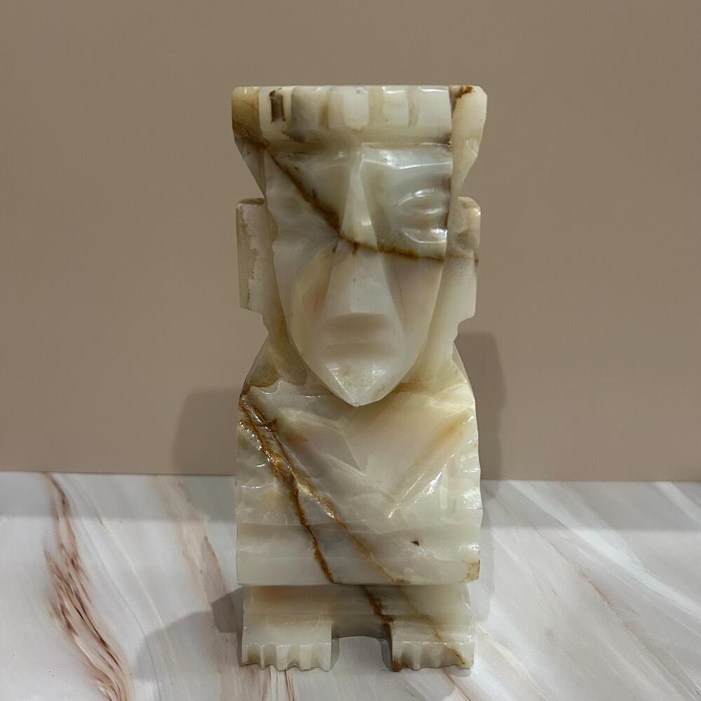 Hand-Carved Onyx Marble Figurine